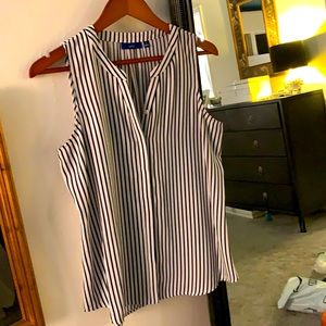 Bright button-down striped top | Apt 9 | size M